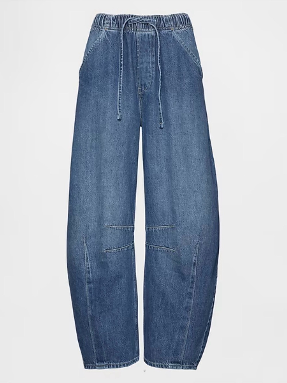 GAP Mid Rise UltraSoft Easy Horseshoe Jeans